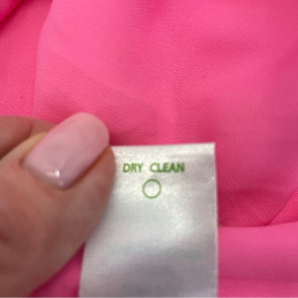 Lilly Pulitzer Silk Tank Medium Pink - Picture 13 of 16